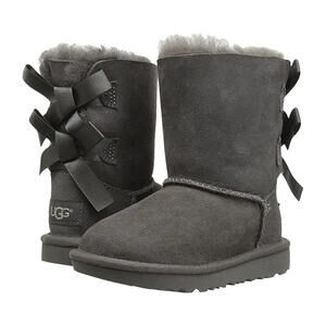 UGG Toddlers Bailey Bow Ii Boots Grey Size 6C